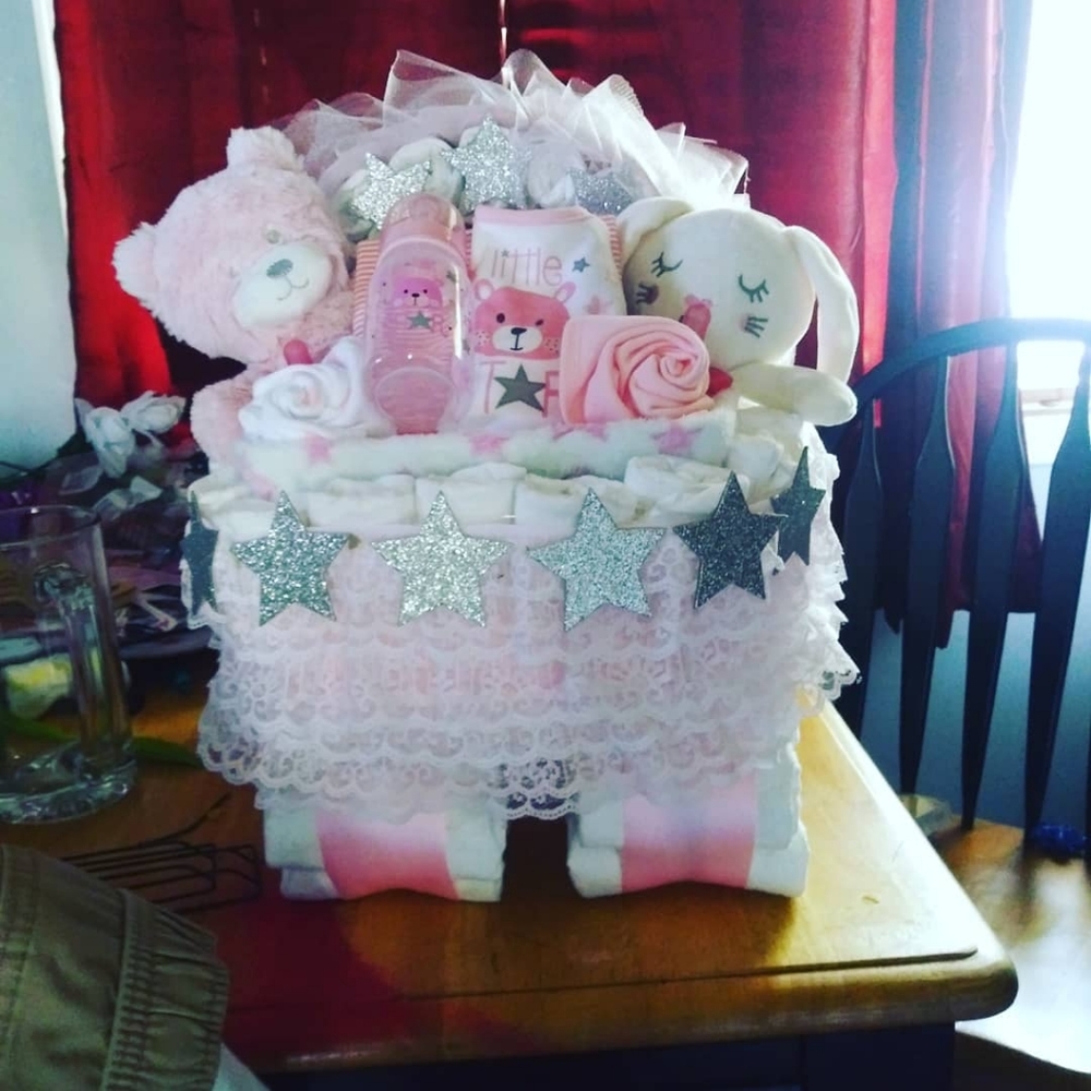 Pampers Stroller Diaper Cake